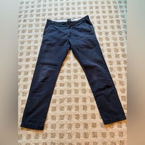 J. Crew 484 Slim Fit Broken In Chinos Navy 31/30